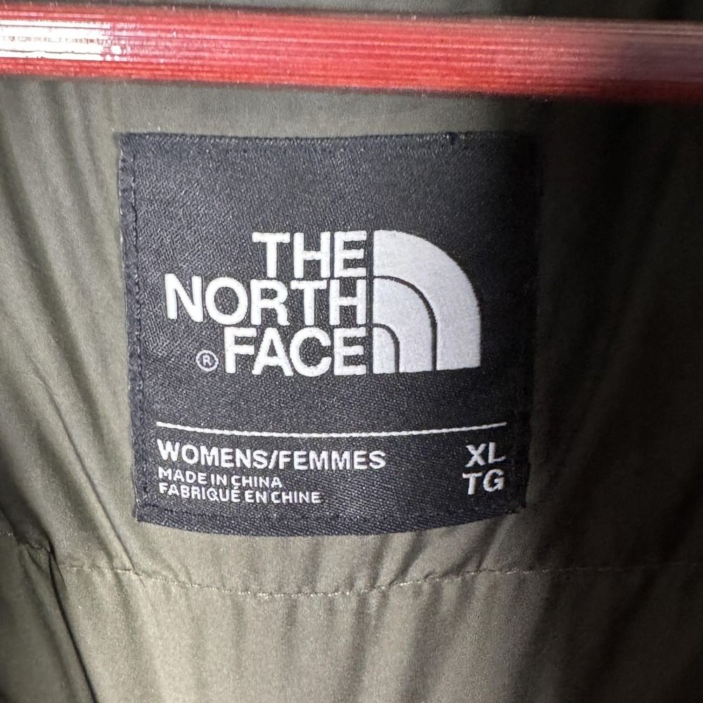 North Face Parka Coat Womens XL Brown 550 Down DryVent Fur Outer Buroughs - Picture 5 of 13